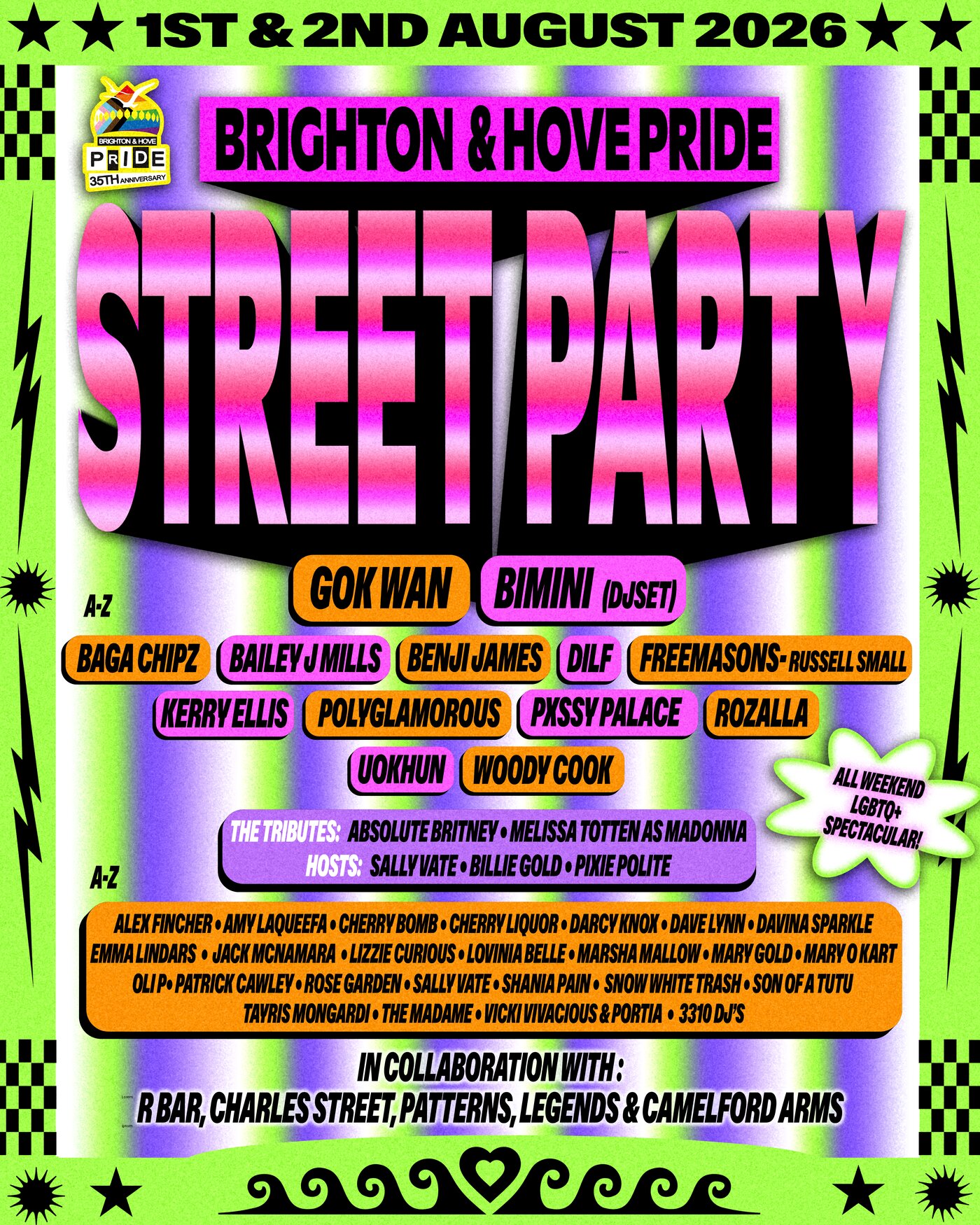 Brighton & Hove Street Party 2026 lineup: Gok Wan, Bimini and many more — 1st & 2nd August 2026