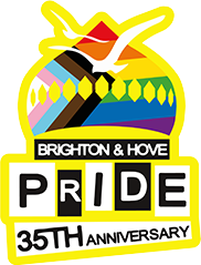 Brighton & Hove 35th Anniversary mark